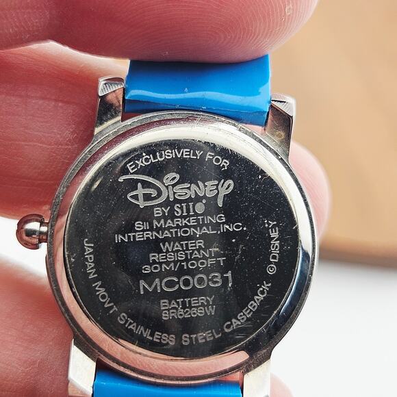 Vintage Disney Winnie The Pooh Character Watch Blue Yellow Kidcore Retro - Picture 6 of 6